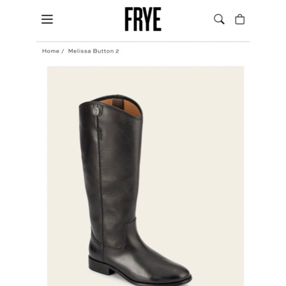 FRYE Melissa Button Leather Boots SZ 6 - Picture 11 of 11